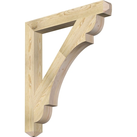 Ekena Millwork Olympic Craftsman Rough Sawn Bracket, Douglas Fir, 4"W x 34"D x 38"H BKT04X34X38OLY04RDF